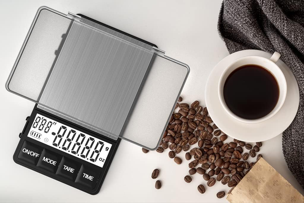 MAXUS Espresso Scale with Timer, 1000g x 0.1g, Coffee Scale for Drip Coffee
