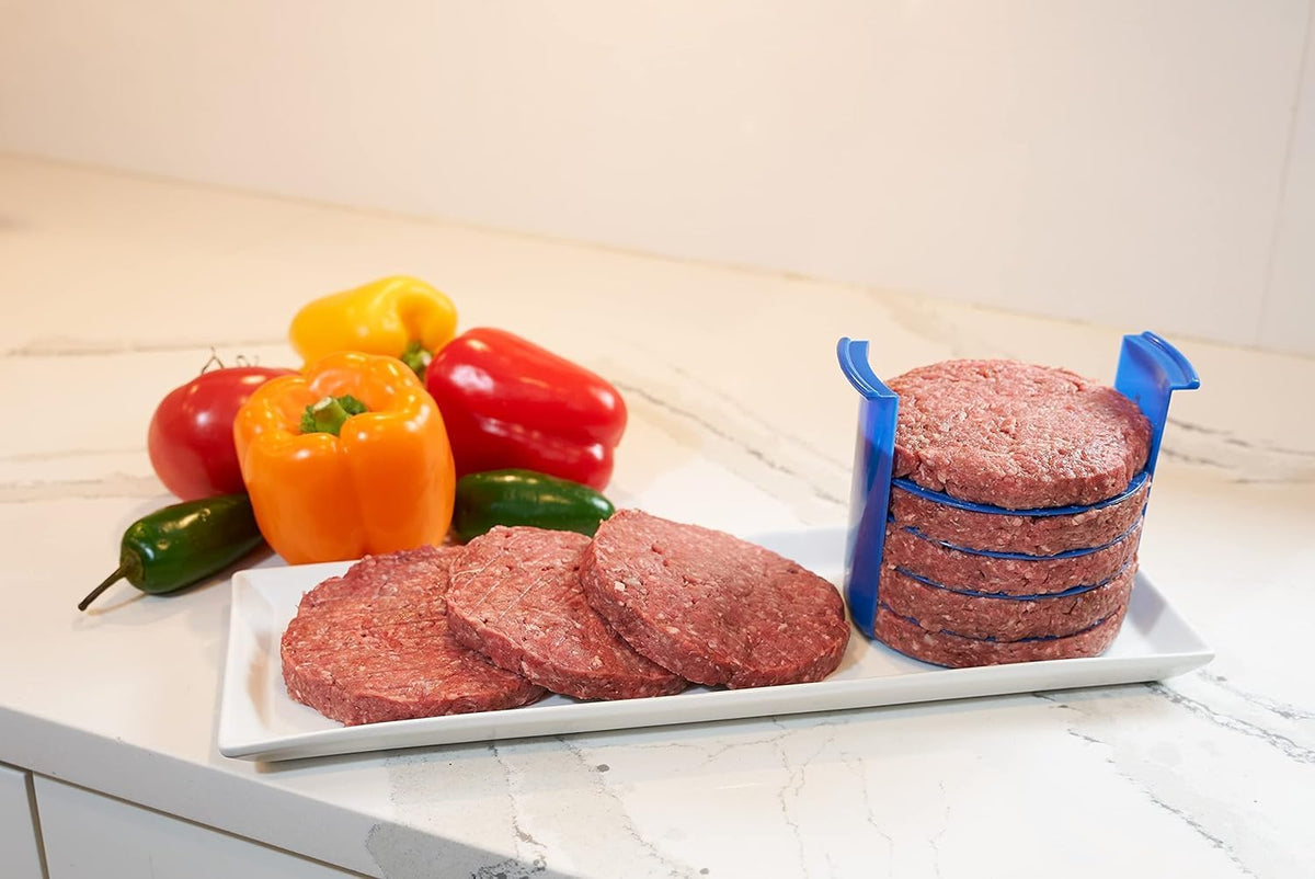 RAZOR Burger Press Caddy for Perfect Shaped Patties On The Go