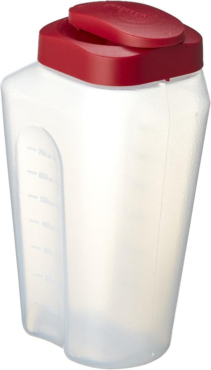 GoodCook 1 Quart Bottle with Snap Lock Easy-Pour Lid, BPA Free, Clear