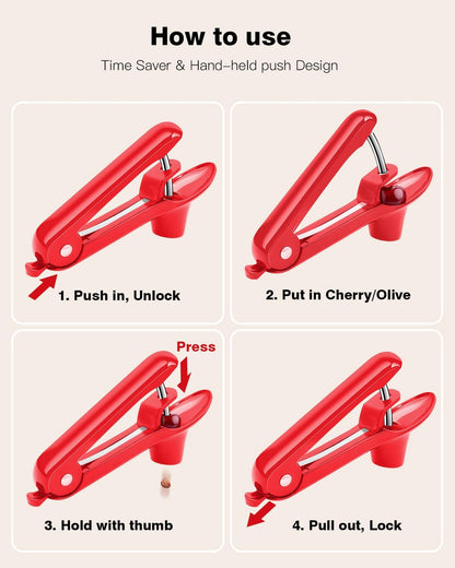 Cherry Pitter, Cherry Pit Remover Tool Cherries Corer Pitter for Cherry Jam