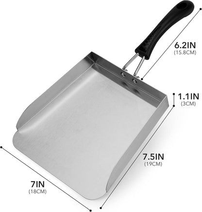 Stanbroil Large Griddle Scoop Spatula Food Mover for Rice, Veggies & More