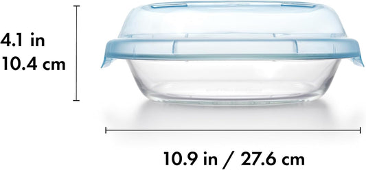 OXO Good Grips GLASS PIE PLATE WITH LID