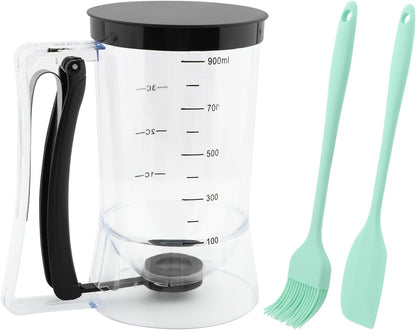 4 Cup Pancake Cupcake Batter Dispense with Measuring Label