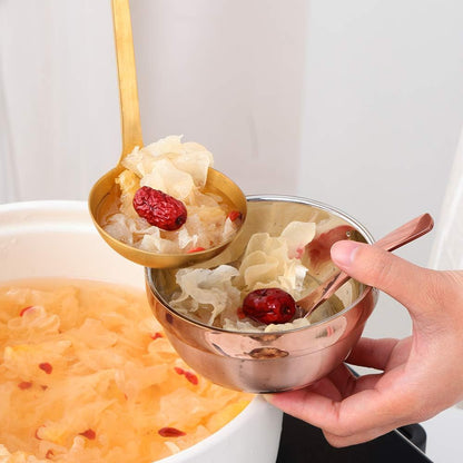 Stainless Steel Bowl Set: 500 ml Cereal Bowl, Set of 10 with Gift Box Included. Double Walled Insulated & Dishwasher Safe, Durable Deep Soup Bowl, Suitable for Home Kitchen & Child (Silver)