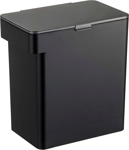 YAMAZAKI Home Tower Airtight Pet Food Storage Container - Cat And Dog Food Holder Bin With Transparent Lid And Handle - Extra Large - Polypropylene - 6.6 Gallons, 25 Liters