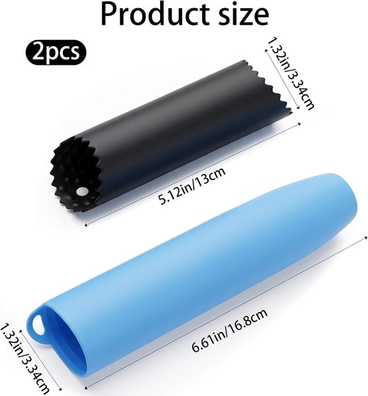 ElevateTech 2 Set Garlic Peeler Silicone Garlic Roller Skin Remover
