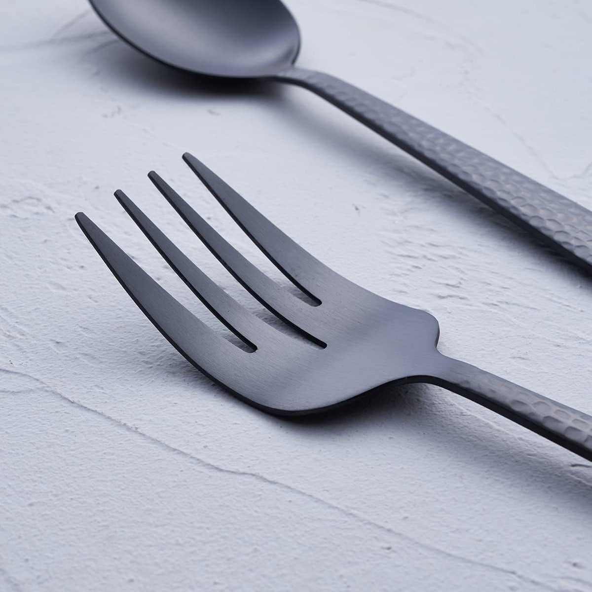 Matte Black Cake Pie Server Set