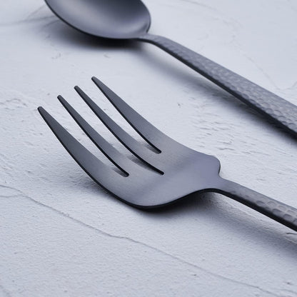 Matte Black Cake Pie Server Set