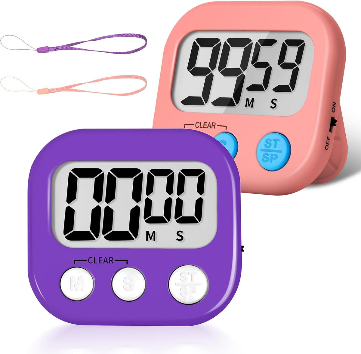 ZILLEEN Classroom Timer for Kids Teachers Digital Timers Blue Green