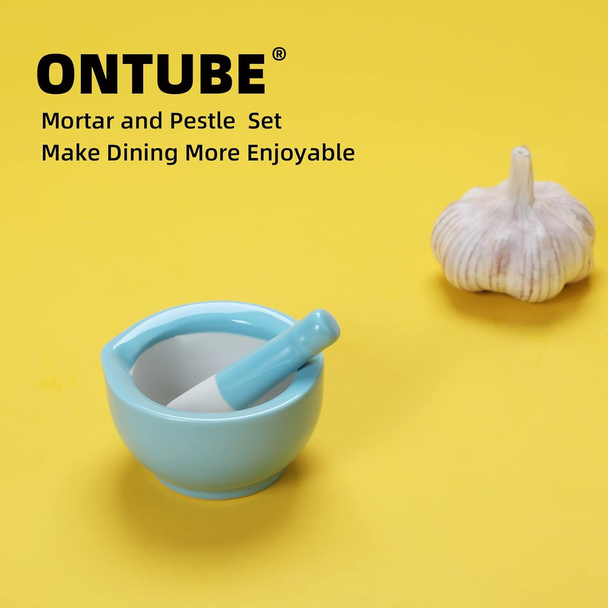 ONTUBE Mortar and Pestle Set (3.2 Inch)