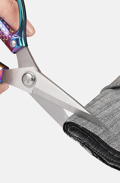 All purpose scissors heavy duty - for kitchen, office, home use, multipurpose Industrial grade scissors (rose gold)