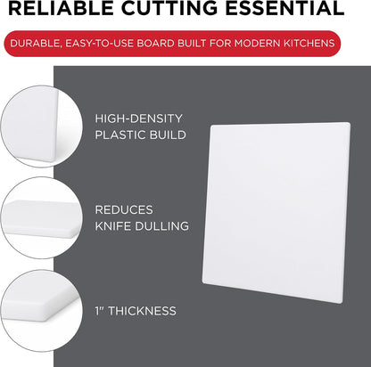 Winco CBWT-1830 Cutting Board, 18-Inch by 30-Inch by 1/2-Inch, White,Medium
