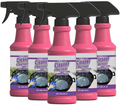 SakerPlus Heavy-Duty Grill Cleaner Spray, Degreaser for Grill Grates, BBQ Grills, Frying Pans and Cookware, Removes Baked-On Grease, Burnt-On Residue and Carbon Buildup (1PC)