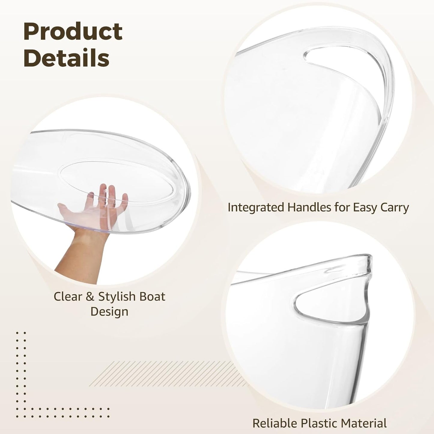 2-Pack Ice Buckets For Parties with Scoops, Tongs, Wine Opener, Wine Stoppers, 5.5L Acrylic Ice Bucket, Champagne Bucket, wine buckets for parties, Easy-Carry Handle, Ideal for Bars, Parties, Home Use