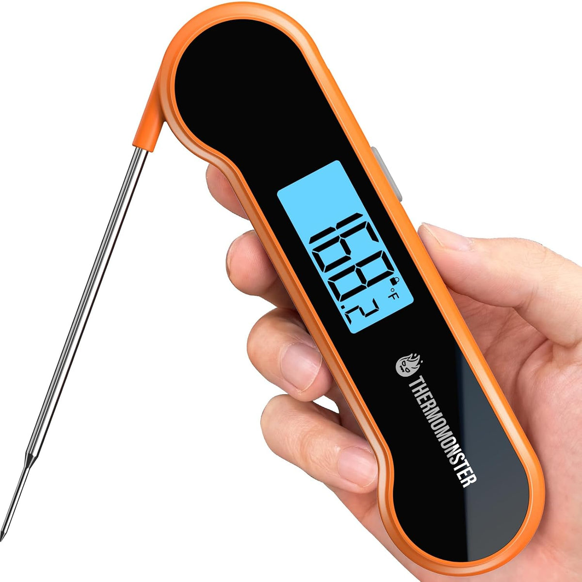 0.5 Sec Instant Read Meat Thermometer Digital for Cooking, Red