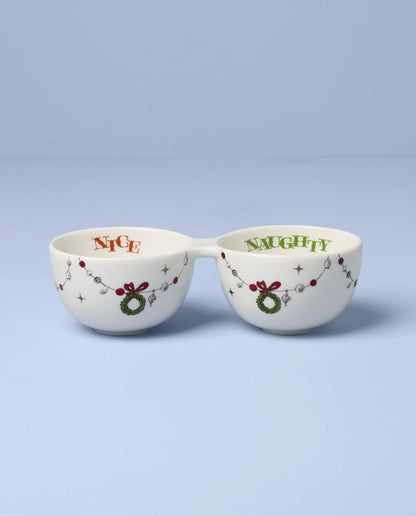 Lenox 898096 Merry Grinchmas Chip & Dip Bowl, Christmas Dishes, Festive Holiday Serveware