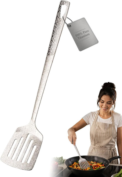 100% Pure Titanium Cooking Utensil & Spatula Set，3PCS