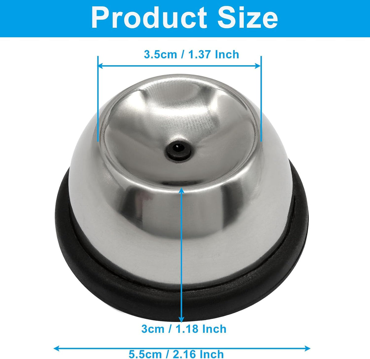 Hitefu Stainless Steel Egg Piercer, Black