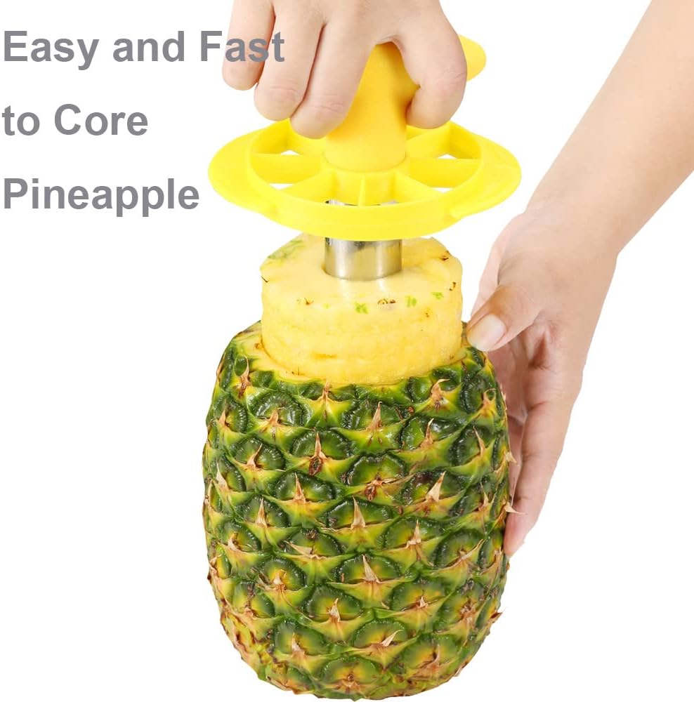 SameTech Easy Kitchen Tool Fruit Pineapple Peeler Corer Slicer Cutter