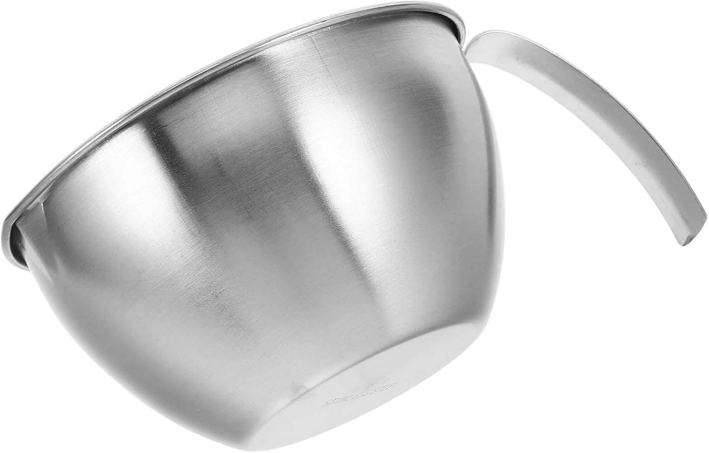 Mixing Bowl Stainless Steel Pour Spout Large Capacity Measuring Cup Handle and Scale for Baking Cooking and Egg Beating