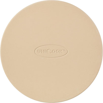 Unicook Pizza Stone for Oven Grill, 12" x 11" Rectangular Cordierite Stone