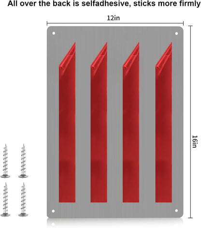 Stainless Steel Stove Backsplash, Kitchen Splatter Shield Silver 12"x16"