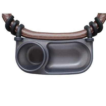 Swanoo Universal Stroller Snack Tray | Compatible With Nuna Mockingbird Bugaboo Uppababy | Stroller Bumper Bar Tray Attachment with Cup Holder | Baby Toddler Disneyland Essentials Stroller Accessories