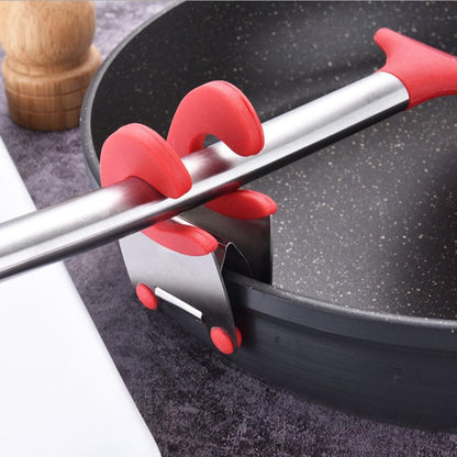 3Pcs Stainless Steel Pot Spoon Rest Clips, Utensil Holder
