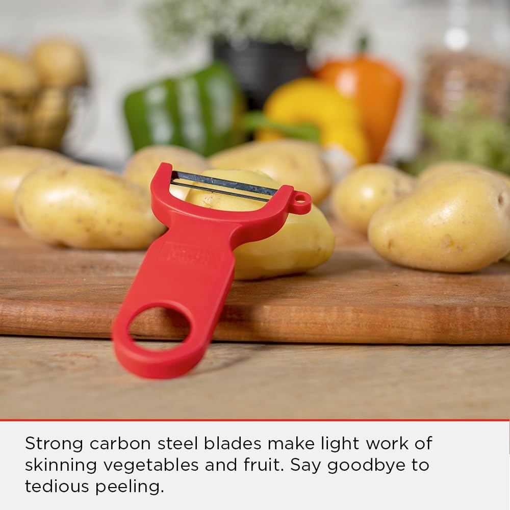 Kuhn Rikon Original Swiss Peeler 3-Pack Red/Green/Yellow