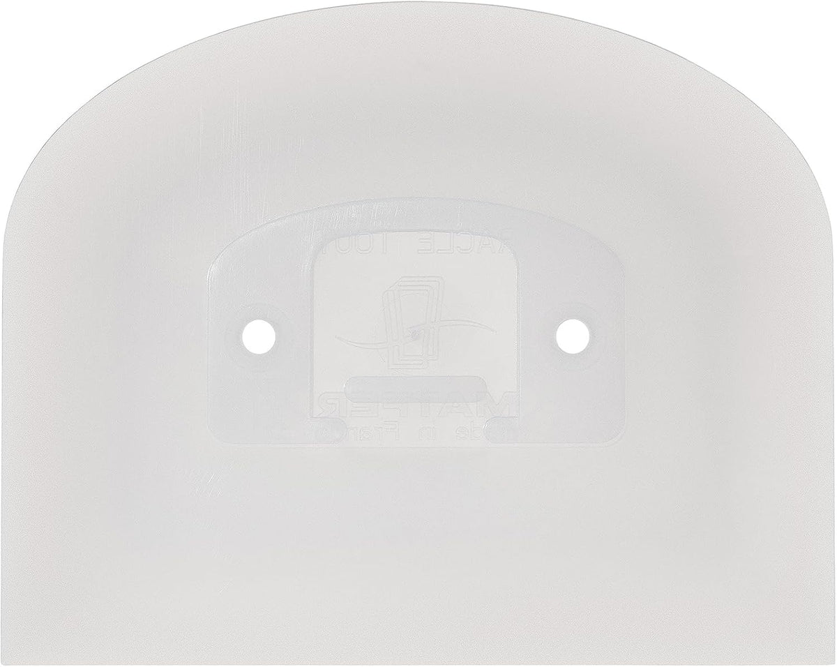 Matfer Bourgeat Bowl Scraper, Multipurpose Dough Scraper, Curved & Straight Flexible Edges
