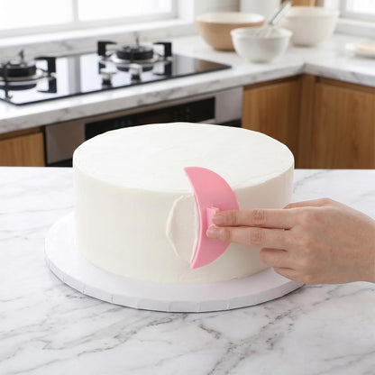 2Pcs Pink Cake Leveler Tool, 3D Cake Arch Guide Tool for 6"-10" Round Cakes Bakers