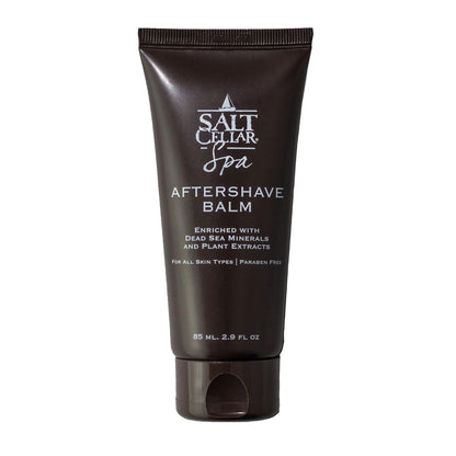 Salt Cellar Dead Sea Aftershave Balm – All-Natural Men’s After Shave with Botanical Extracts. Soothes Razor Burn, Hydrates Skin, and Absorbs Fast. Paraben-free. (Dead Sea Minerals)