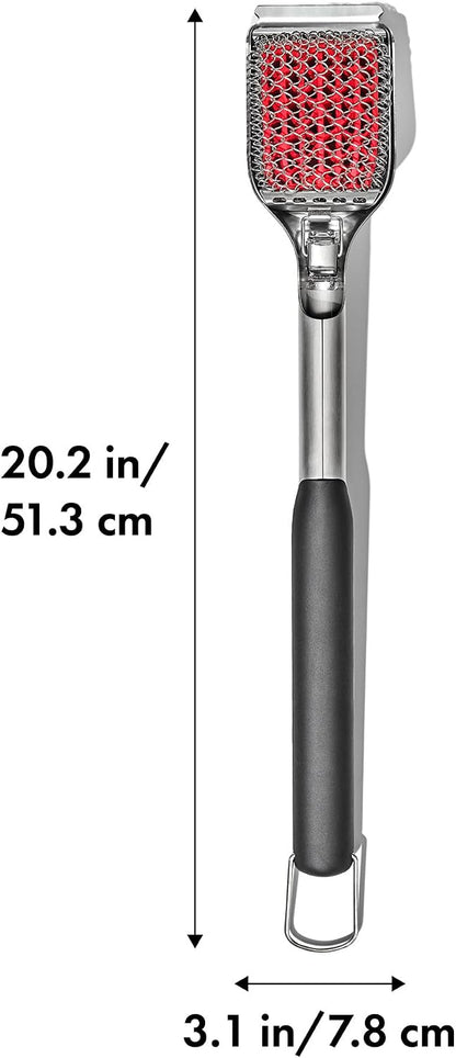 OXO Good Grips Bristle-Free Coiled Grill Brush with Replaceable Head