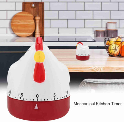 Kitchen Timer Cute, Egg Timer, Mechanical, Up to 60 Minutes
