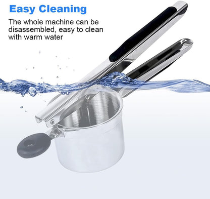 Stainless Steel Potato Ricer With 3 Discs, Heavy Duty Potato Ricer for Mashed Potatoes, Large Capacity Potatoes Masher and Rice-r Kitchen Tool(COLOR:Red)