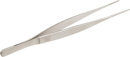 Mercer Culinary 18-8 Stainless Steel Chef Plating Tongs, Offset Tip, 6-1/2 Inch