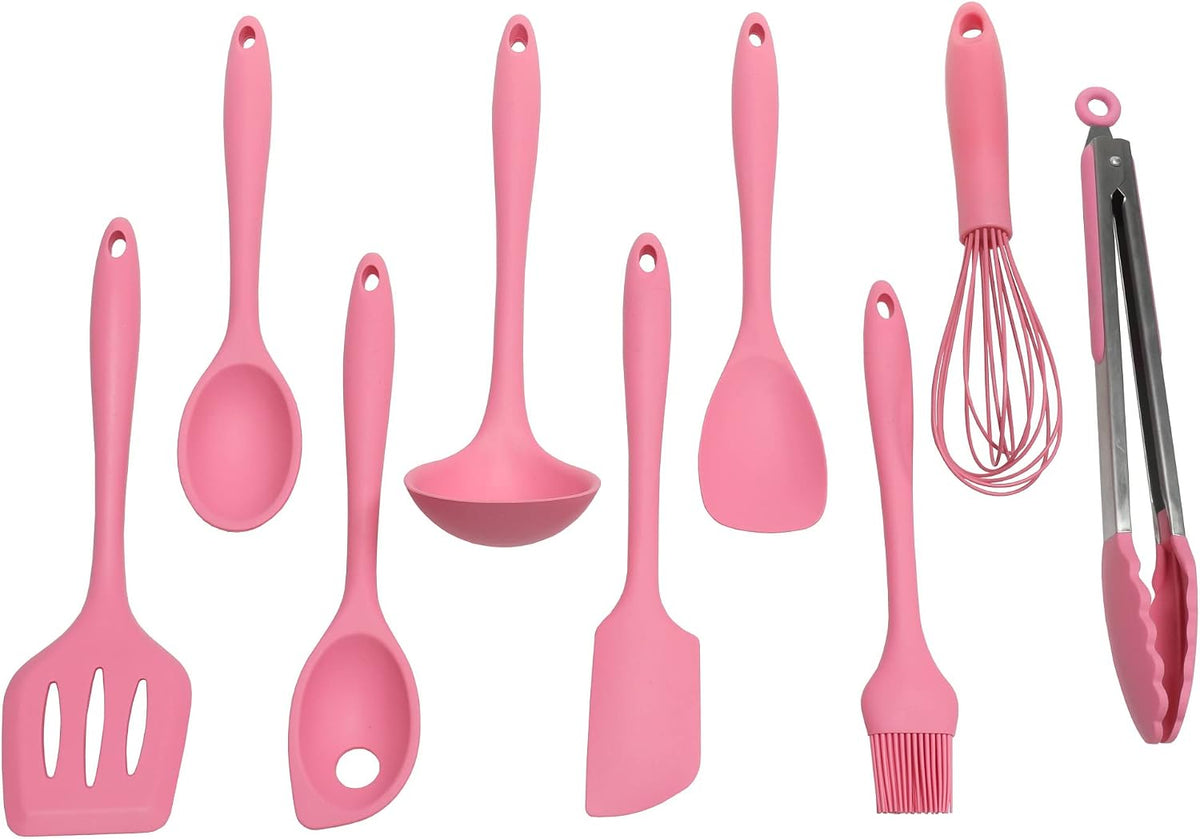 Chef Craft Premium Silicone Wire Cooking Whisk, 10.5 Inch, Red