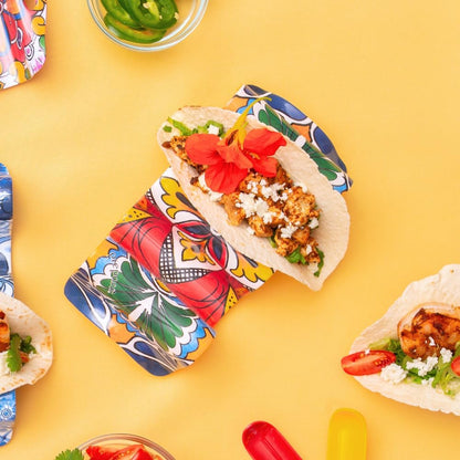 Prepara Multiple Taco Holder, Yellow, Holds 3 Tacos