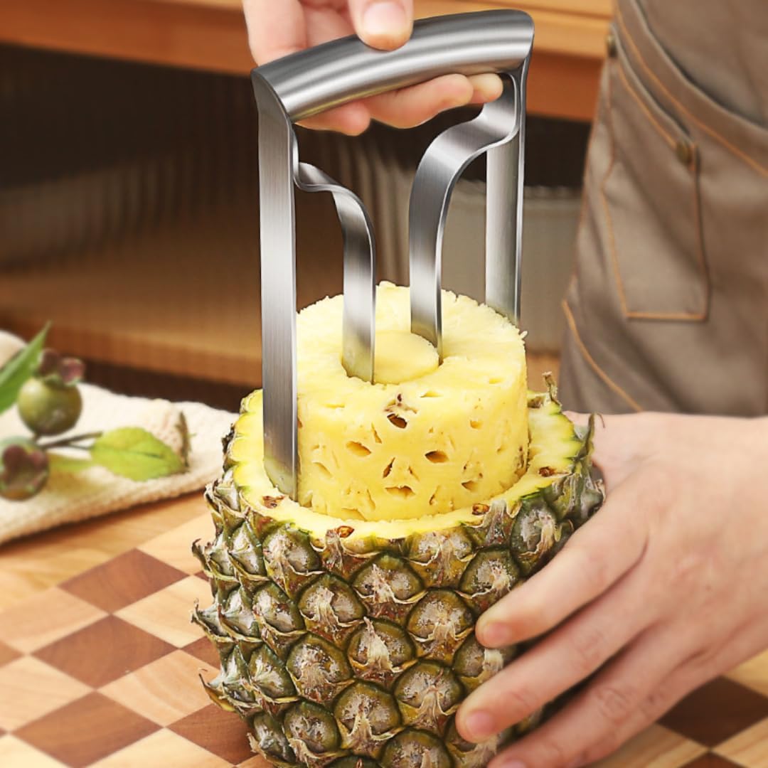 Pineapple Corer Tool, Stainless Steel Pineapple Peeler, Core Remove