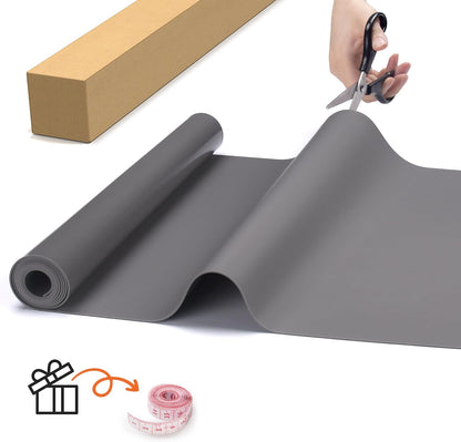 Silicone Mat Roll - Silicone Mats for Kitchen Counter, Heat Resistant Countertop Protector, Non-Slip Table Mat Desk Saver Pad, Multi-functional Cuttable Silicone Mat, Craft Mat - 17IN X 5FT