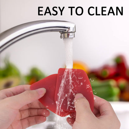 3 Set Plastic Grill Pan Scraper Tool for Griddle Cleaner, Cast Iron Accessories, Kitchen Cleaning Tool Kit