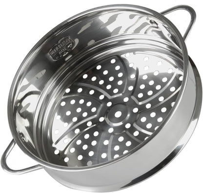 Stainless Steel Dumpling Steamer Basket,Insert for Pot Cooking(9.44INCH）