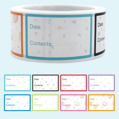 200 Sheets Food Date Label Stickers Handwritten Removable Adhesive Labels for Fridge Kitchen Pantry Food Storage Organization