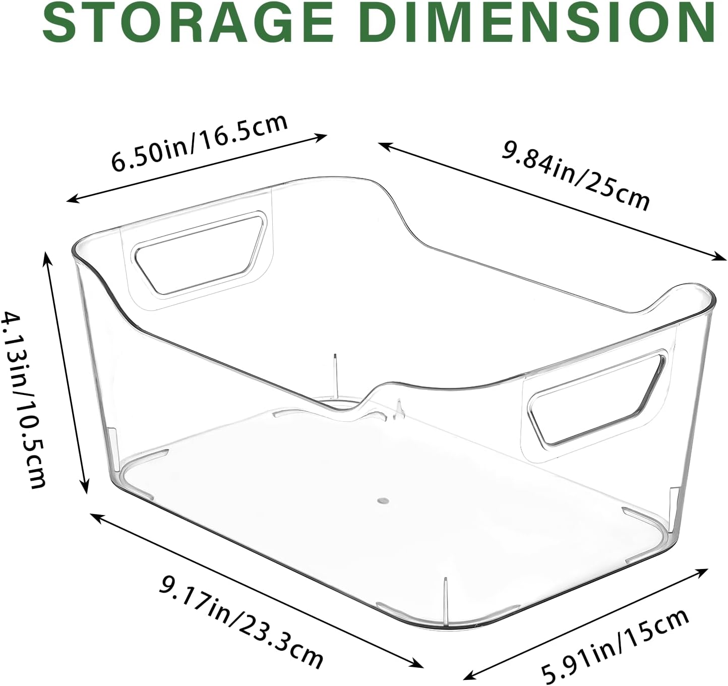 8 Pack Plastic Storage Bins with Bamboo Lids - Stackable Storage Baskets with Handle for Pantry Organizer and Storage, Plastic Containers Bins Lidded Storage Bins for Classroom Office Shelves