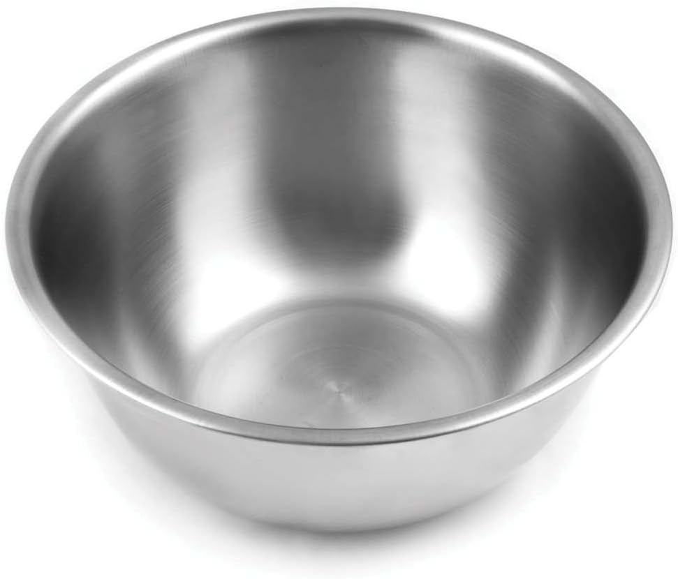 Fox Run Stainless Steel Small Mixing Bowl, 7.25 x 7.25 x 3.75 inches, Metallic