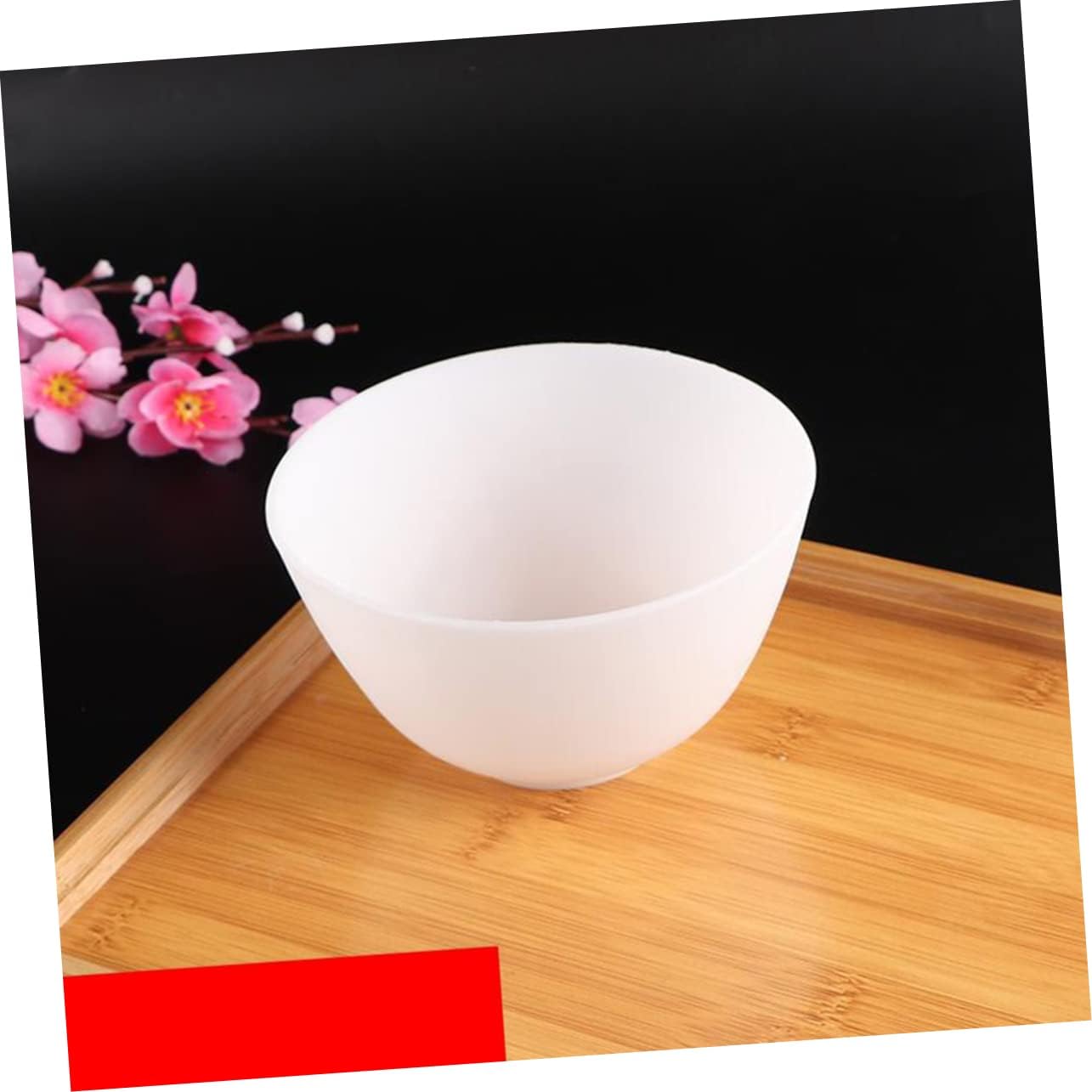 Didiseaon Odorless Anti-drop Silicone Mixing Bowl for Facial Masks Cooking Flexible Microwave Dishwasher Safe for Ingredients Sauces Medium Green