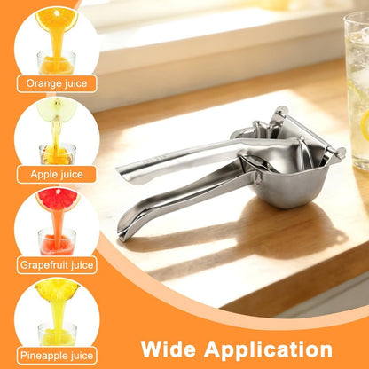 Heavy Duty Lemon Squeezer, Aluminum Alloy Hand Press Citrus Juicer