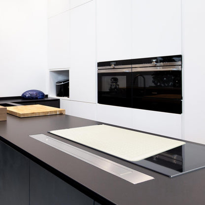YUHFERA Stove Top Cover for Electric Stove - Silicone Stove Mat for Glass Top, Glass Cooktop Protector For Kitchen,Multi-functional Oven Covers for Electric Stove (Black,28 x 20)
