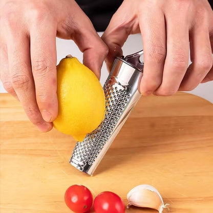 Multifunctional Kitchen Stainless Steel Ginger Garlic Nutmeg Grater, Nut Walnut Lemon Hand Planer Tool Lemon Zester, Kitchen Tool