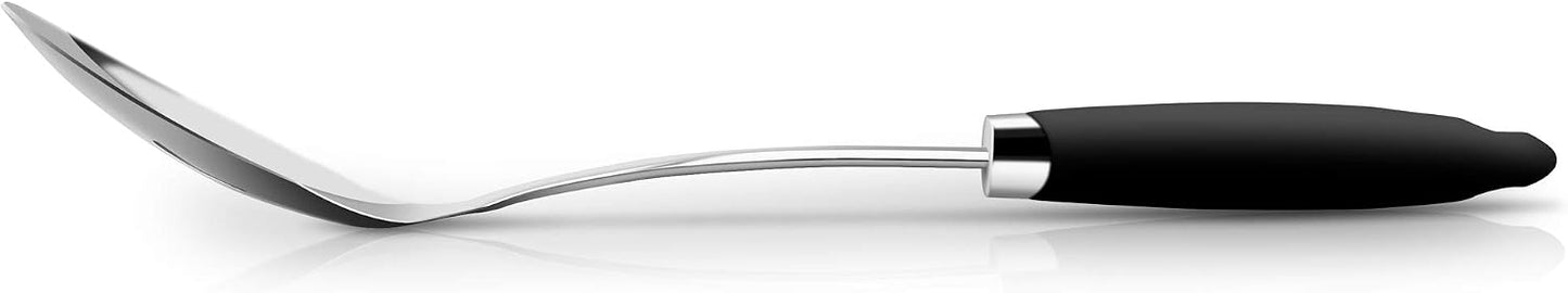 Stainless Steel Slotted Turner Spatula, Metal Spatula for Cast Iron & Stainless Steel Pans, Thin Edge Kitchen Turner for Eggs, Pancakes, Burgers, Dishwasher Safe